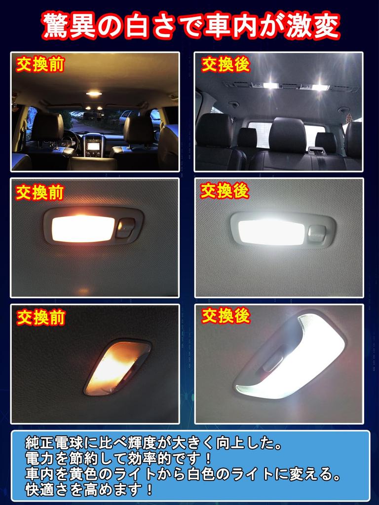 LED Room Lamp for New RAV4 50 Series Interior Light