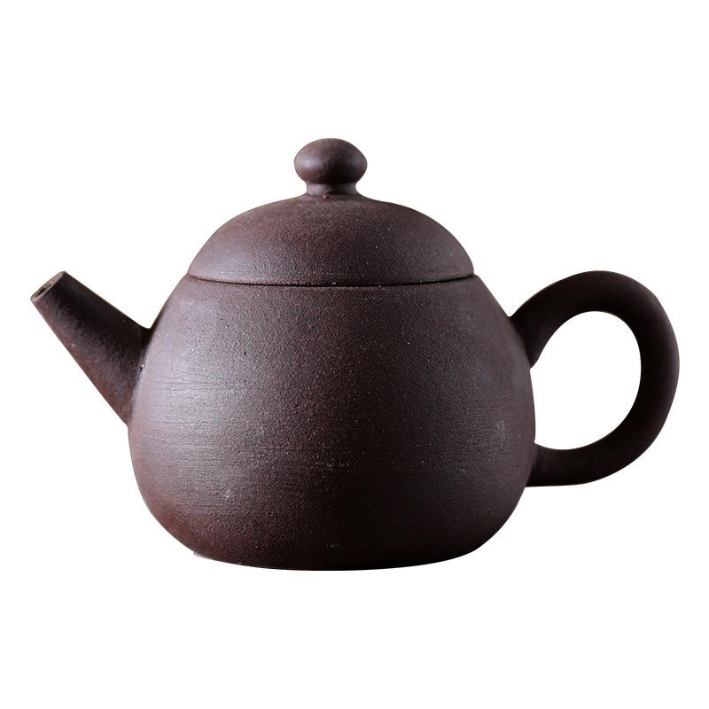 Purple Clay Pomelo Pot: Handmade Chinese Ceramic Teapot for Gongfu Tea Ceremony