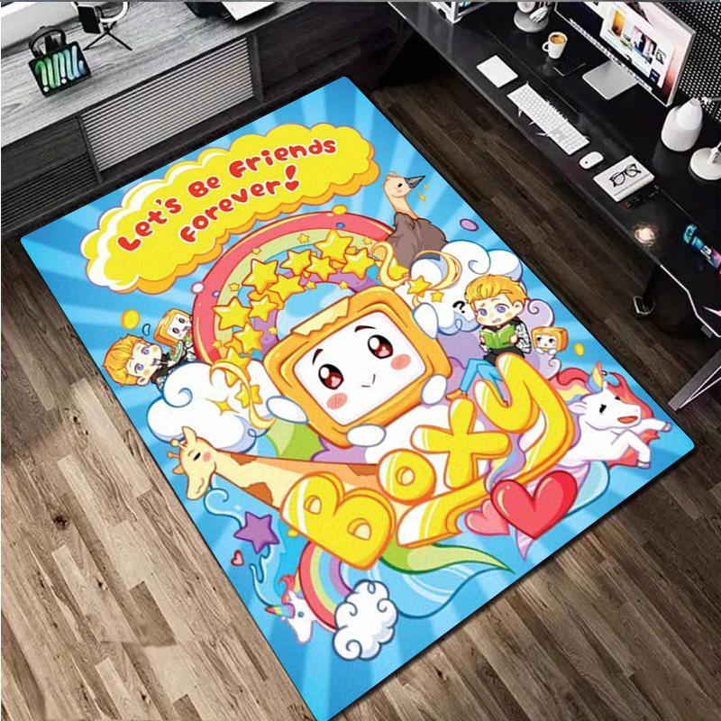 Lankybox Home Office Decorative Rug Room Computer Chair Area Rug Holiday Gift