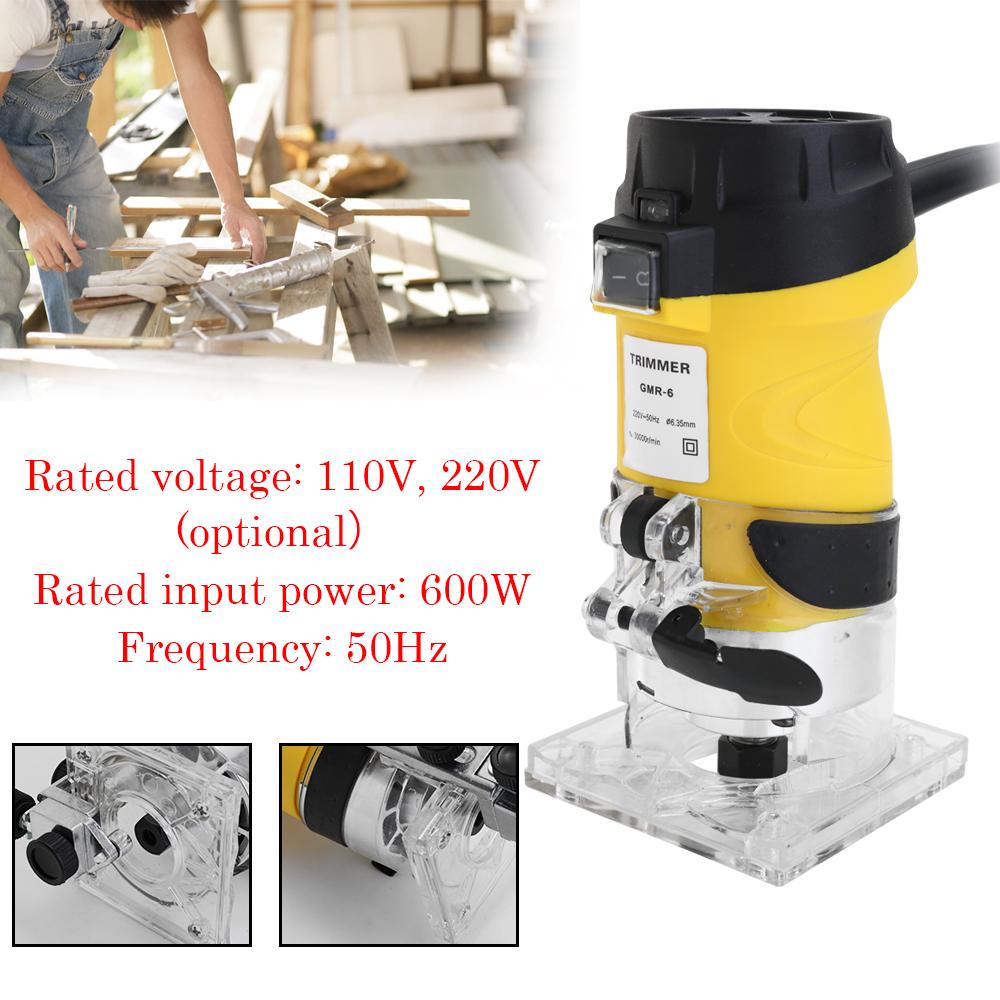 Electric Trimmer Wood Router 6.35mm 