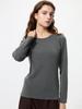 Uniqlo HeaTTech UlTra Warm Rundhals-T-Shirt Langarm