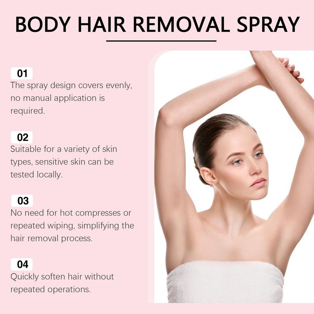 Hair Removal Spray Permanent Remove Armpit Leg Arm Intimate Areas Hair Soothing Delay Hair Growth Painless Depilatory For Women