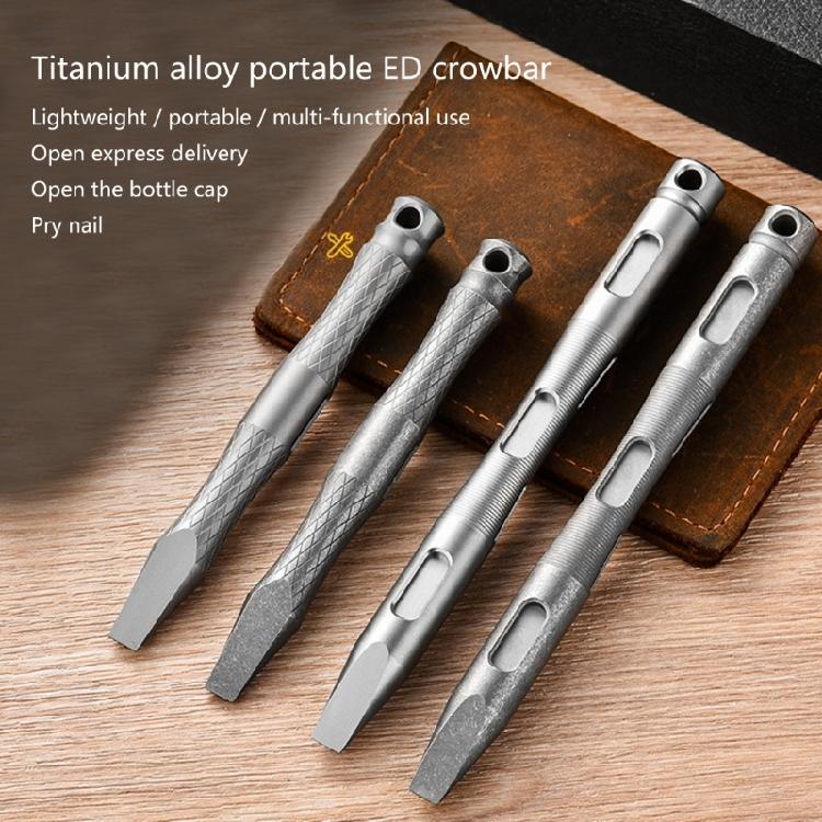 Small Titanium Alloys Prybar Pocket Multifunctional Crowbars Pocket Multitool