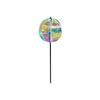 Yard Patio Farm Reflective Pinwheels with Stakes Plant Flower Garden Decoration