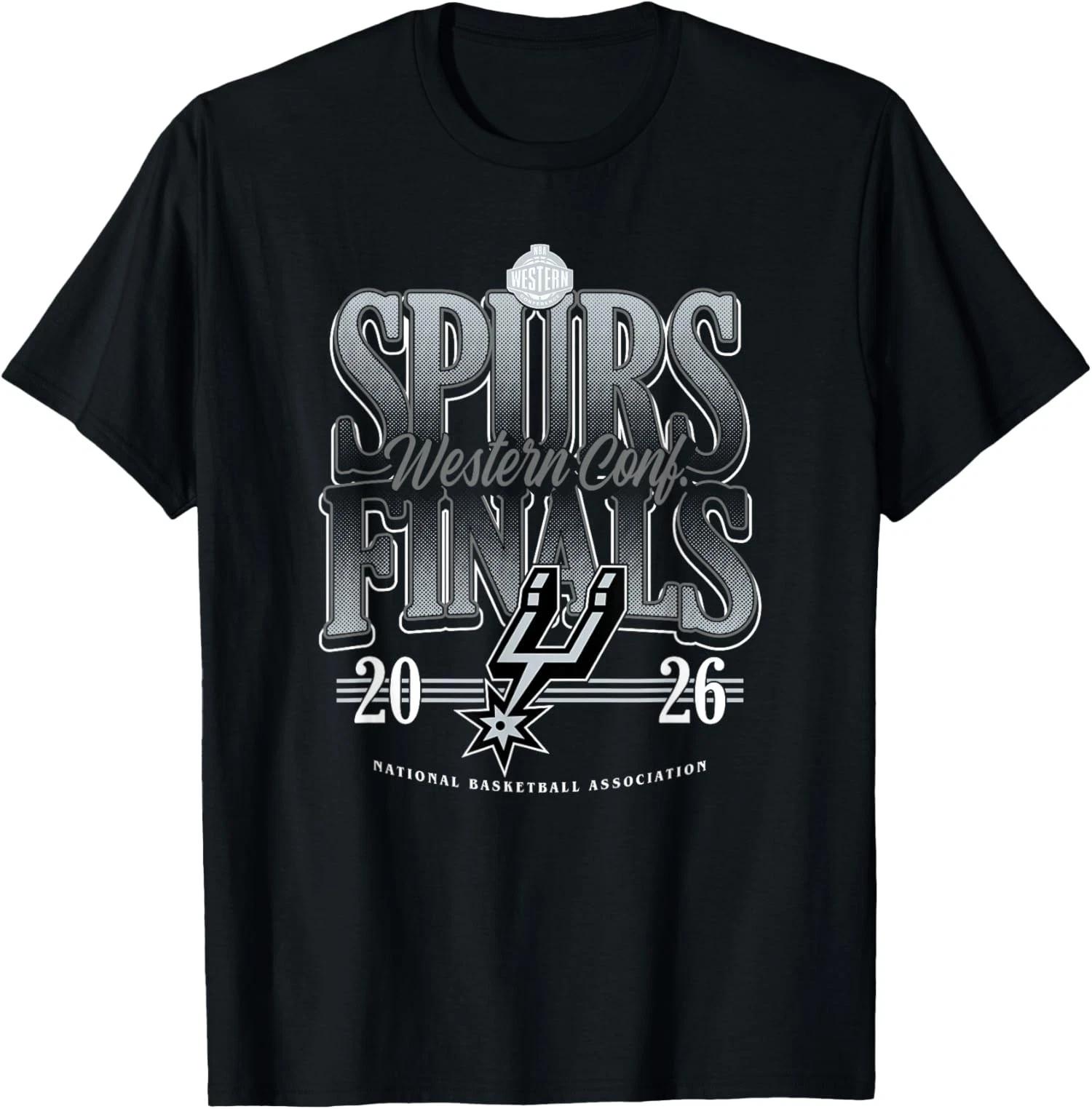 2026 Western Finals Champions Spurs Graphic Unisex T-Shirt M