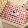 New Cartoon Silk Ring Door Floor Mat Household Door Carpet Porch Non-Slip Can Be Cut Wear-Resistant Foot Mat