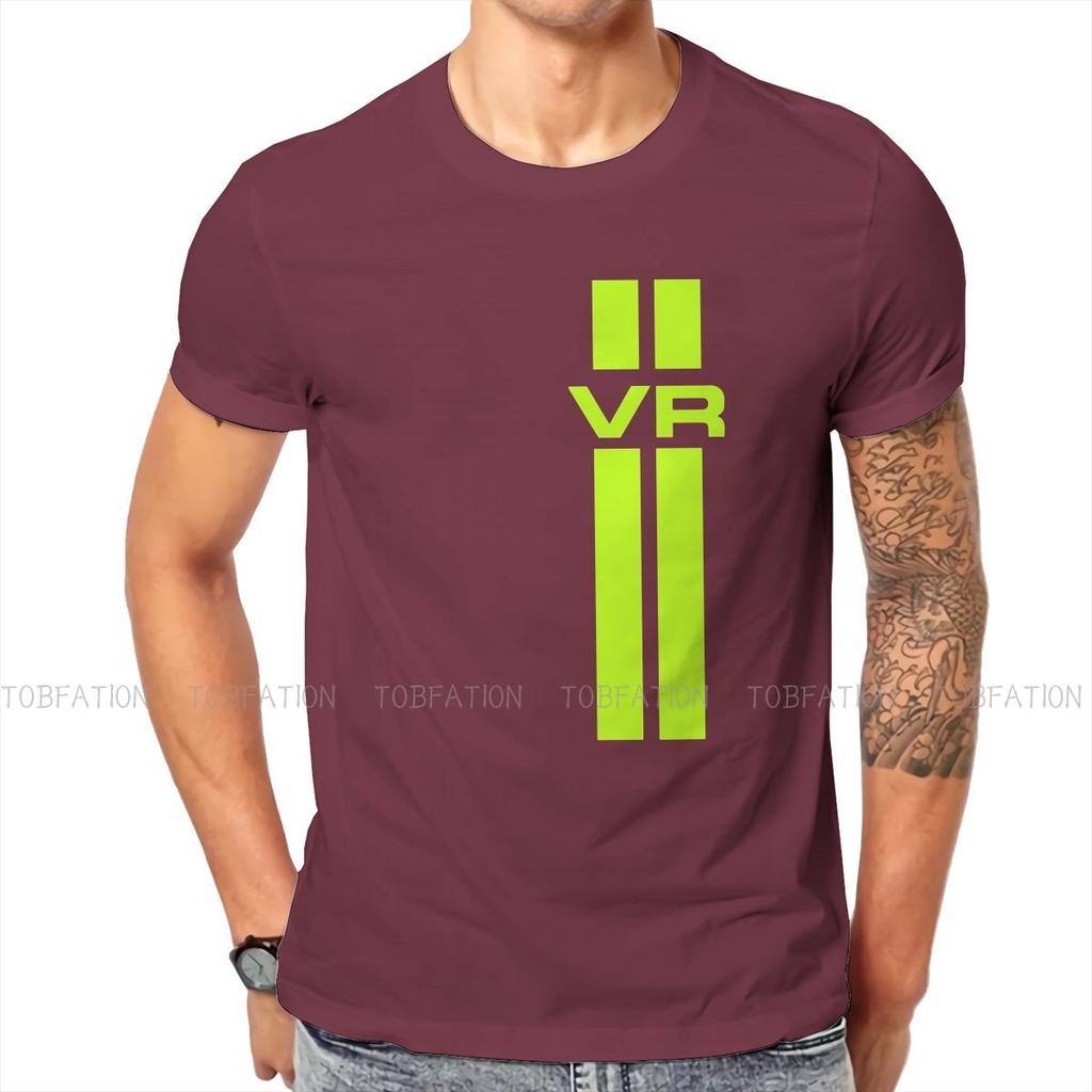 Moto Gp Rossi Vr Koszulka Klasyczny Graficzny Nastolatek Letnia Luźna Bawełniana Męskie Koszulki Harajuku Z Okrągłym Dekoltem Koszulka