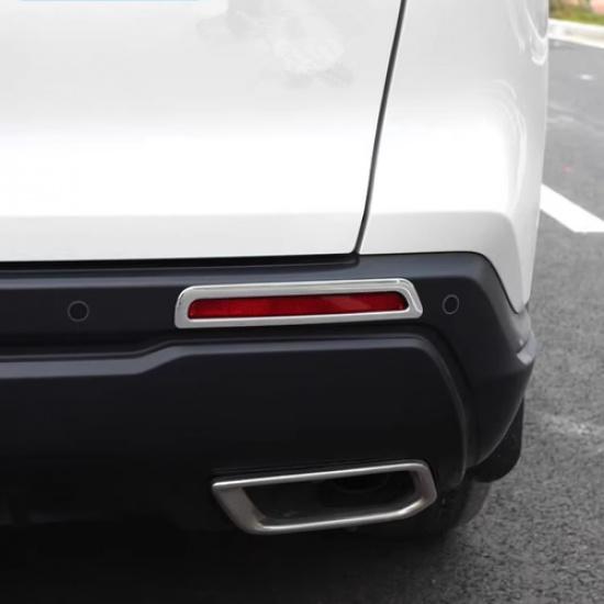 For Honda CRV CR-V 2024 ABS Chrome Rear Fog Light Lamp Cover Trim 2pcs