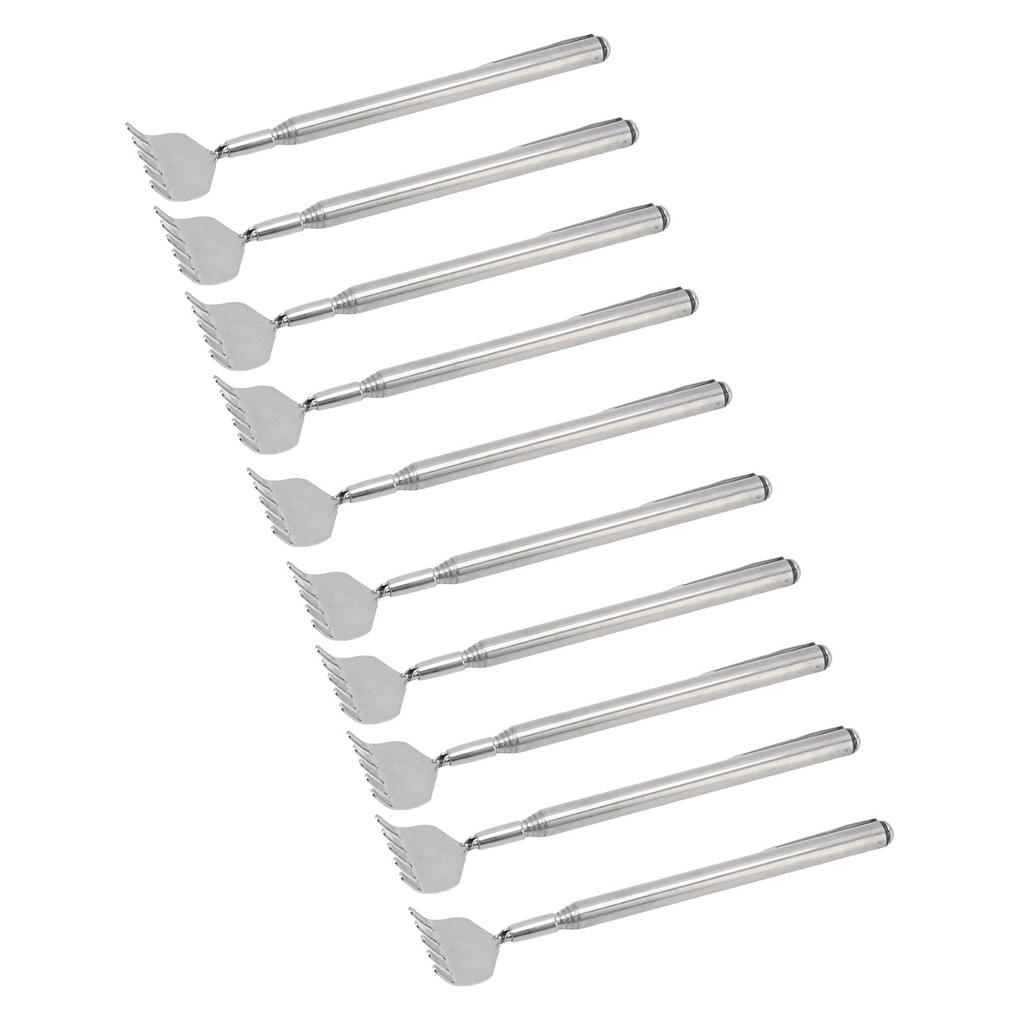 10pcs Back Scratcher Extendable Mini Portable Foldable Back Scratcher Telescoping with Pocket Clip