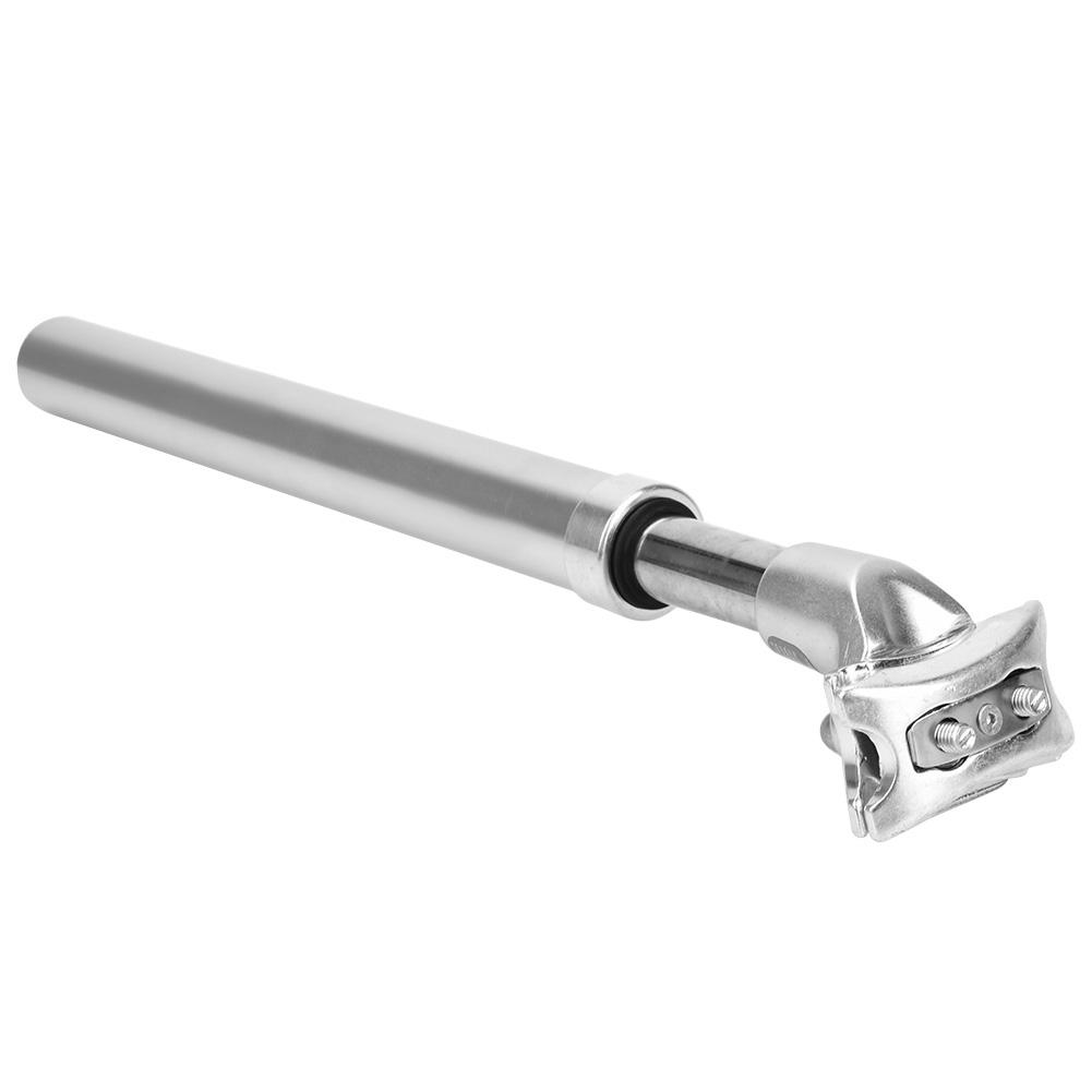 Mountain Road Bicycle Suspension Oil Pressure Seat Tube Seatpost (27.2mm Seat Rod Silver)