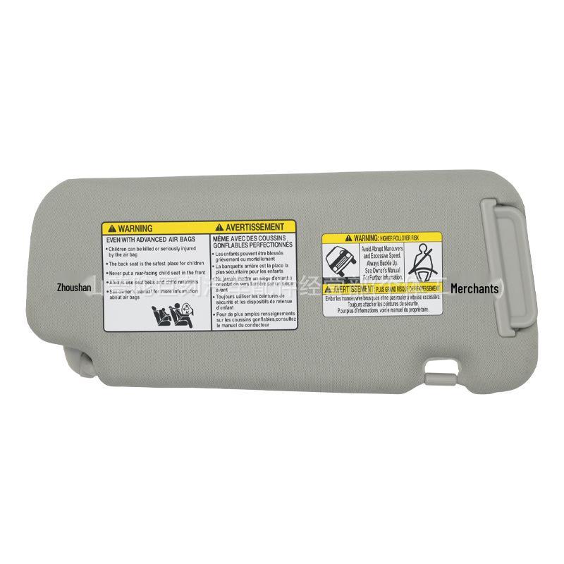 Left Gray Sun Visor for 2009-2014 Nissan Murano (Part 96401-1AA1B)