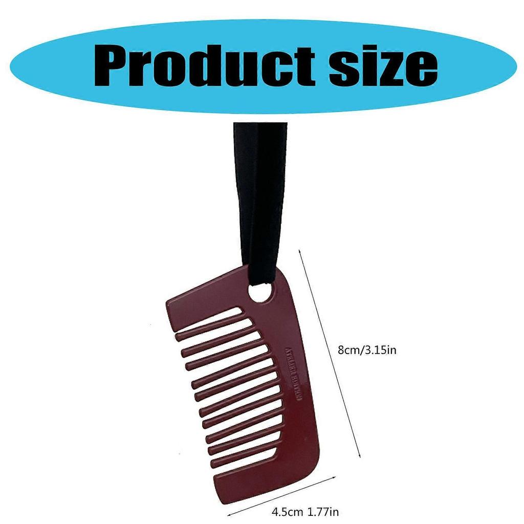 Multifuntional Comb Pendant Necklace with Adjustable Cord Suitable for Fashion Enthusiasts and Unique Style Seekers
