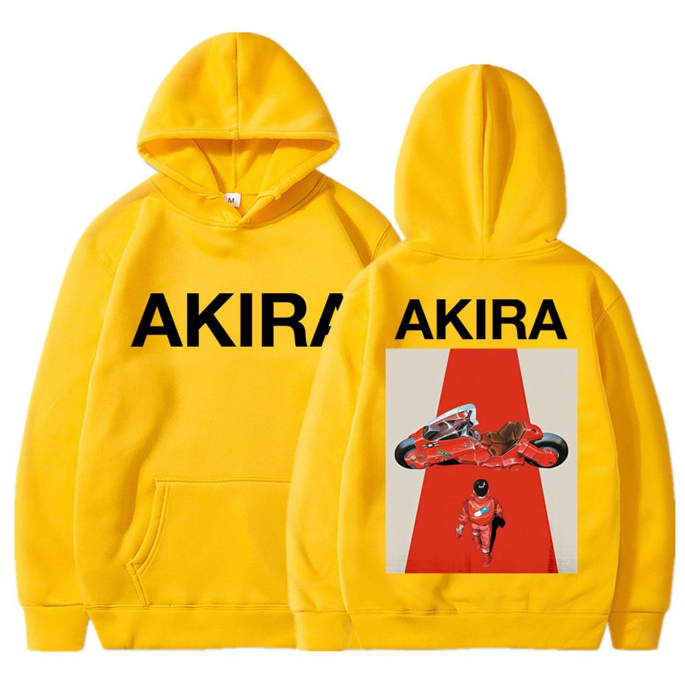 Anime Neo Tokyo Akira Hoodie Vintage Manga Movie Science Fiction Shotaro Kaneda Manga Long Sleeve Men's Loose