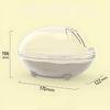 Hamster Bathroom Toilet Pet Sand Basin Transparent Golden Bear Gerbille Squirrel Pet Cage Box Bath Sand House Small Pet Bath