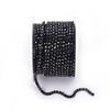 Electroplated Glass Rhinestone Single Row Claw Chain for DIY Costume Accessories