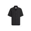 Originals Shirts Unisex Black Cuban Collar Moderate Shirt IN1033
