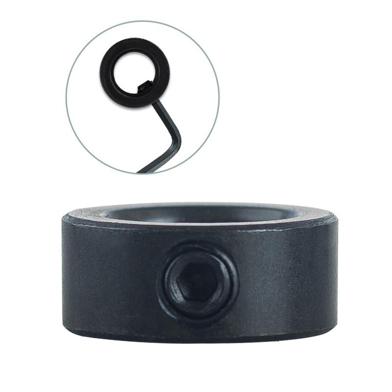 8 st Hemmafixning Borrskärs Begränsningskrage Set Stoppborr Ring Axelbegränsning Metrisk Låsstål Press Justerbar Positioneringsring