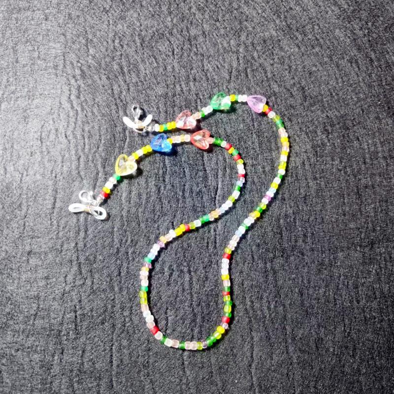 Koreanische Mattierte Liebesbonbon-Brillen- & Hutkette