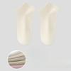 Women's Summer Thin Cotton Pure Color Mesh Breathable Sweat Absorption Deodorant Boneless Socks