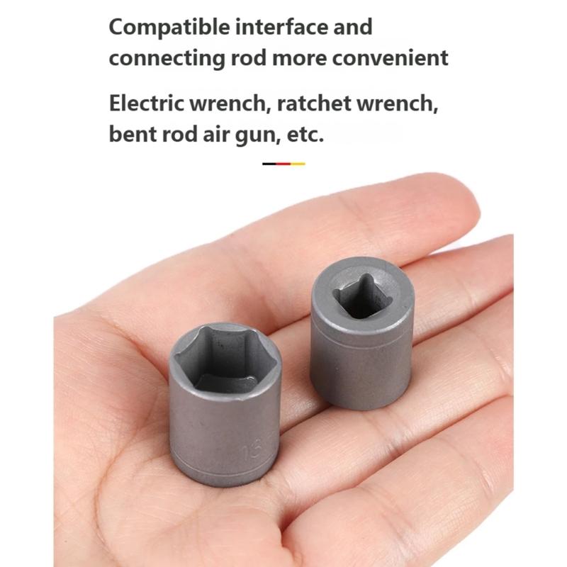 10Pc Quick Install Socket Adapter Set Durability Construction Broad Compatibility for Efficient Work In Various Application