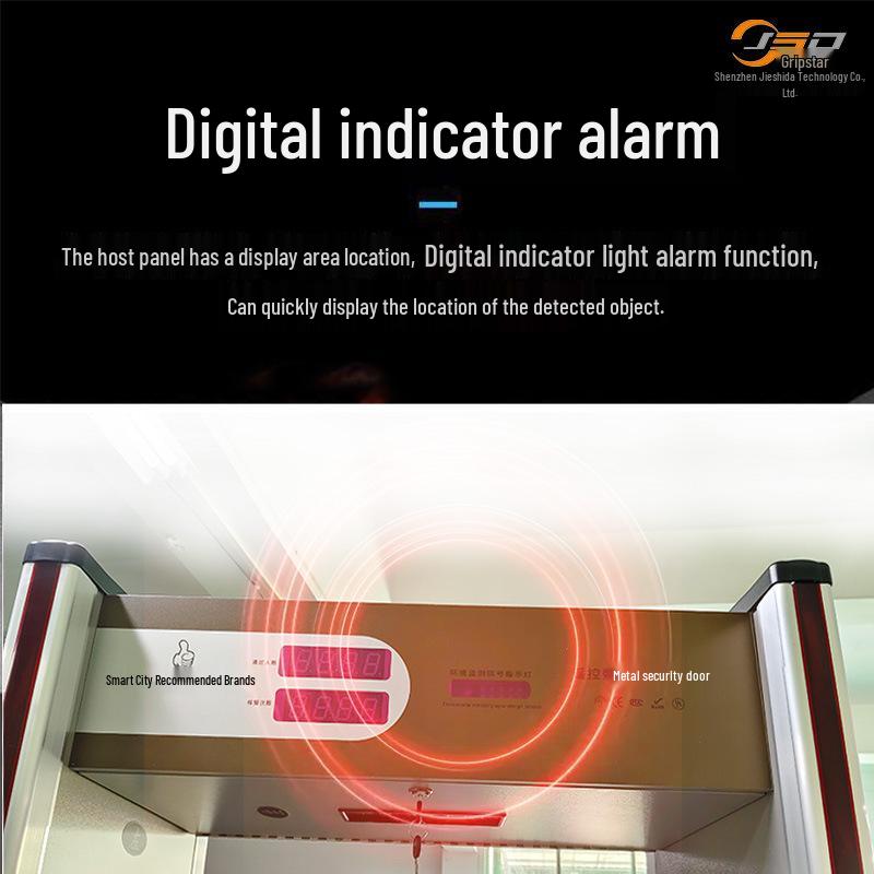 Intelligent AI Metal Security Gate for Schools, Hospitals, and Airports