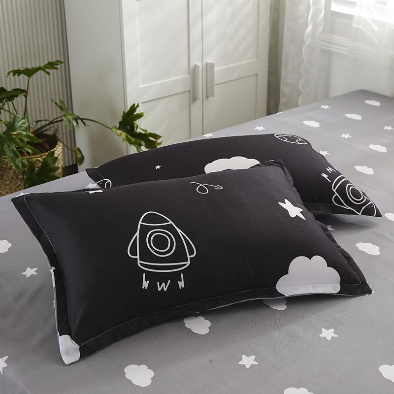 48x78 Weicher Atmungsaktiver Gewaschener Kissenbezug für Erwachsene