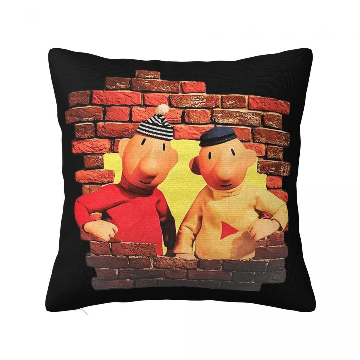 Kwaii Cartoon Pat Mat Anime Square Pillowcase Cushion Cover Pillow Case Throw Pillow Cover for Home Sofa Living Room 12x12Inch