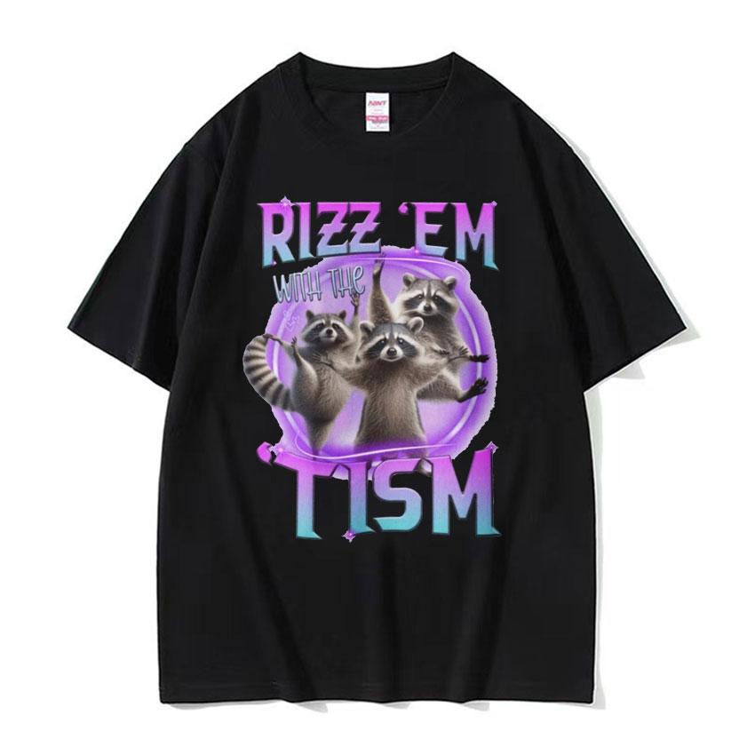 My Pain Is Chronic But This Ass Is Iconic Tee Shirt Funny Raccoon Meme T Shirt Mens Womens Vintage Kawaii Couples Tshirt Tops