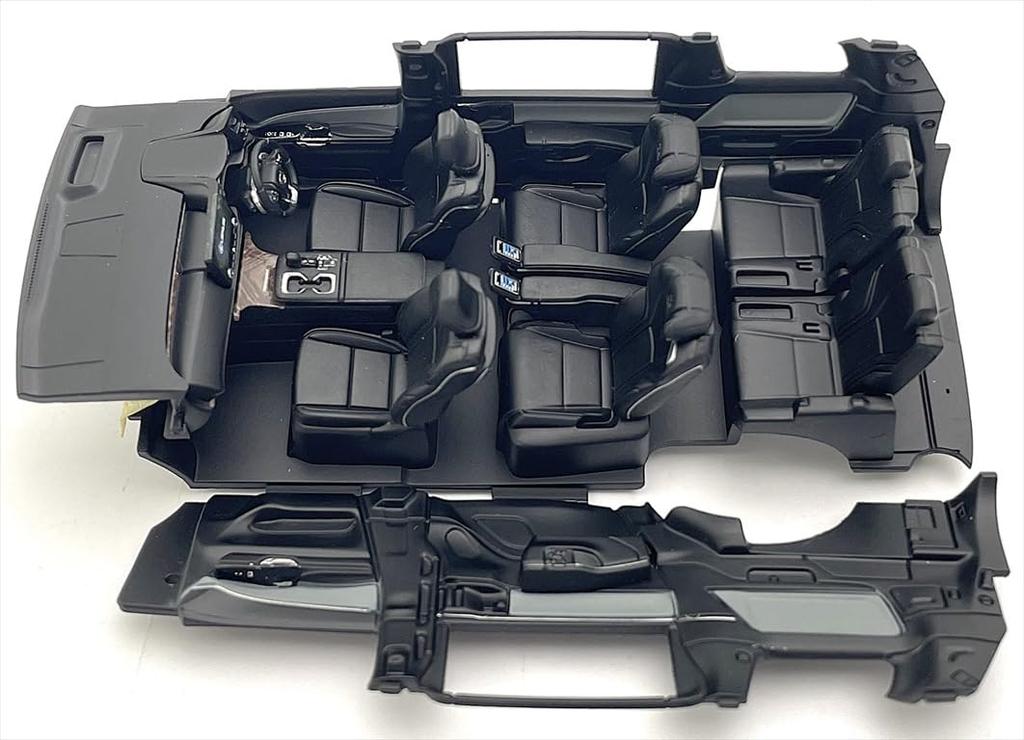 Kyosho Original Scale LEXUS LM 500h Quartz Finished Product KS03924Q 1/43 (Sonic 6-Seater Black)