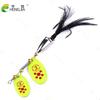 6.5CMRotating Sequin Feather Hook Lure13GBionic artificial bait, specialized equipment for freshwater and saltwater fishing with