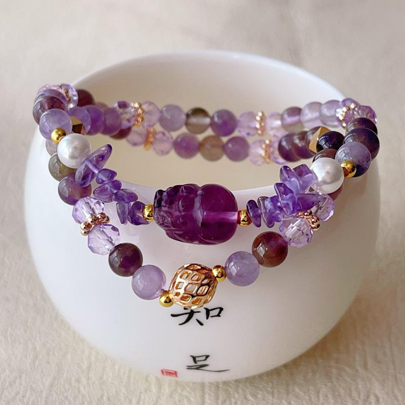 Bracelet beaded bracelet light luxury high-end women's jewelry trinkets