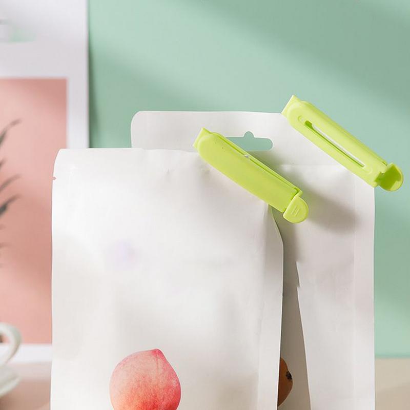 Food Storage Clips Colorful Chip Food Clips Sealing Set 12X Snack Closure Assorted Sizes Reusable Closure For Kitchen Storage