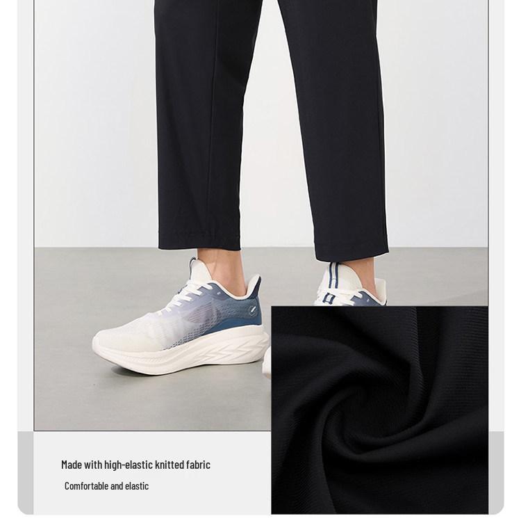 361 Men's Versatile Nine-Point Sports Pants - Loose Fit, Spring/Summer Commuter Casual Fitness Woven Pants