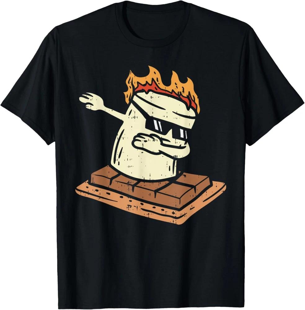 Dabbing Smore Marshmallow Cute Dab Dance Camping Camper Gift T-Shirt