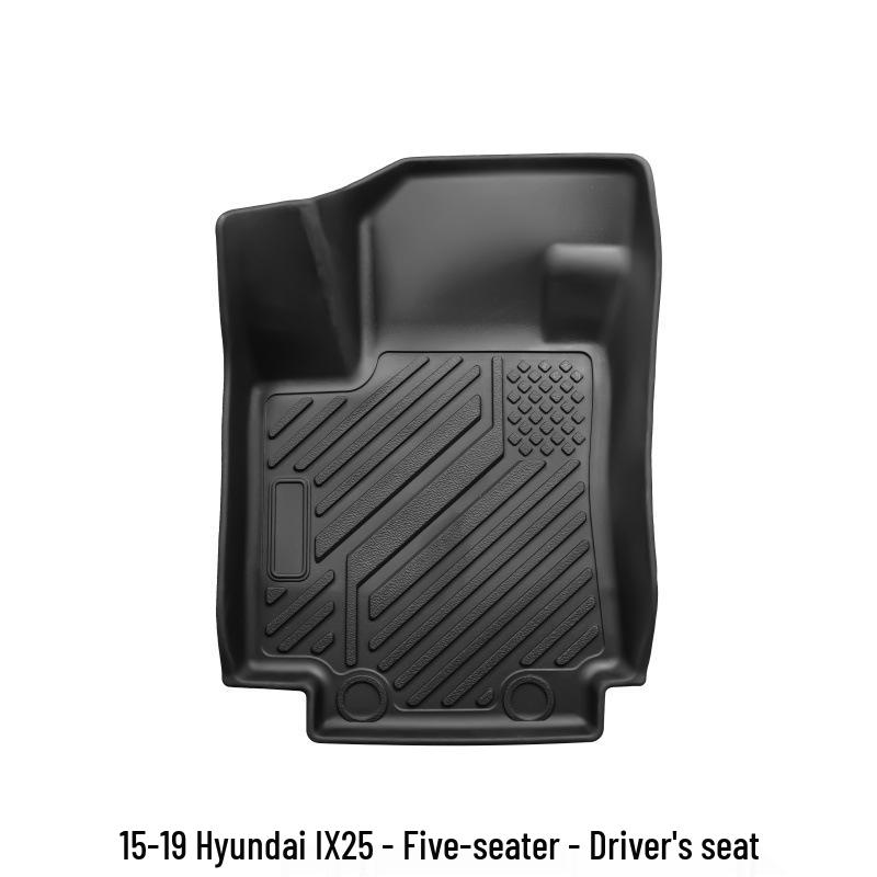 Hyundai IX25 Floor Mats (2015-2019) - Easy-Clean, Anti-Slip, Eco-Friendly TPE Interior Upgrade