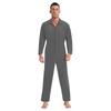 Utility Coverall for Men S-3XL: Easy Wear Front Zipper Jumpsuit, Long Sleeve with Classic Turn-Down Collar, Minimalist Design