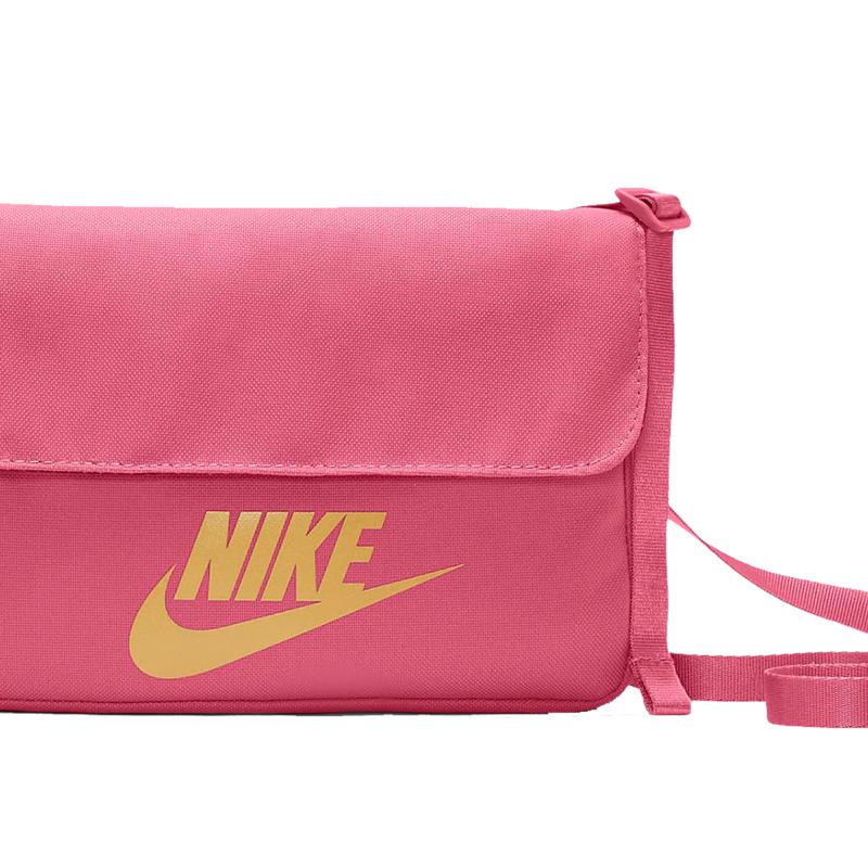 Nike Fabric Shoulder Bag, Crossbody Bag Regular Women's Raspberry Pink Casual CW9300-622 Casual CW9300-622