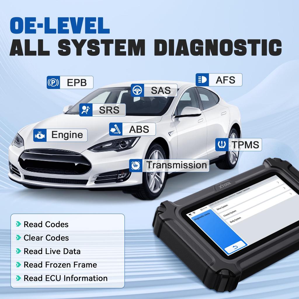 XTOOL IP500-TLS for Toyota, Lexus, Scion - Lifetime Free Updates