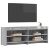 TV Stand 135 x 33 x 47 cm Grey Sonoma Particleboard