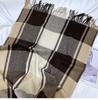 Plaid Scarf Female Autumn Winter Tassel Imitation Cashmere Shawl