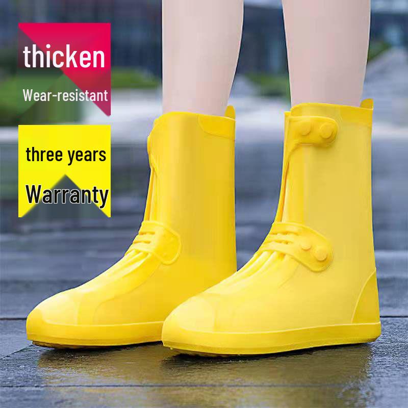 Thickened Waterproof and Non-Slip Shoe Covers for Men and Women - Durable, Washable, and Ideal for Rainy Days.