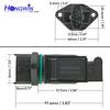 F00C2G2071 Mass Air Flow Meter MAF Sensor For Ssangyong Kyron 2005-2015 Rexton I 2001-2007 Rexton II 2007-2012 Actyon 2005-2012