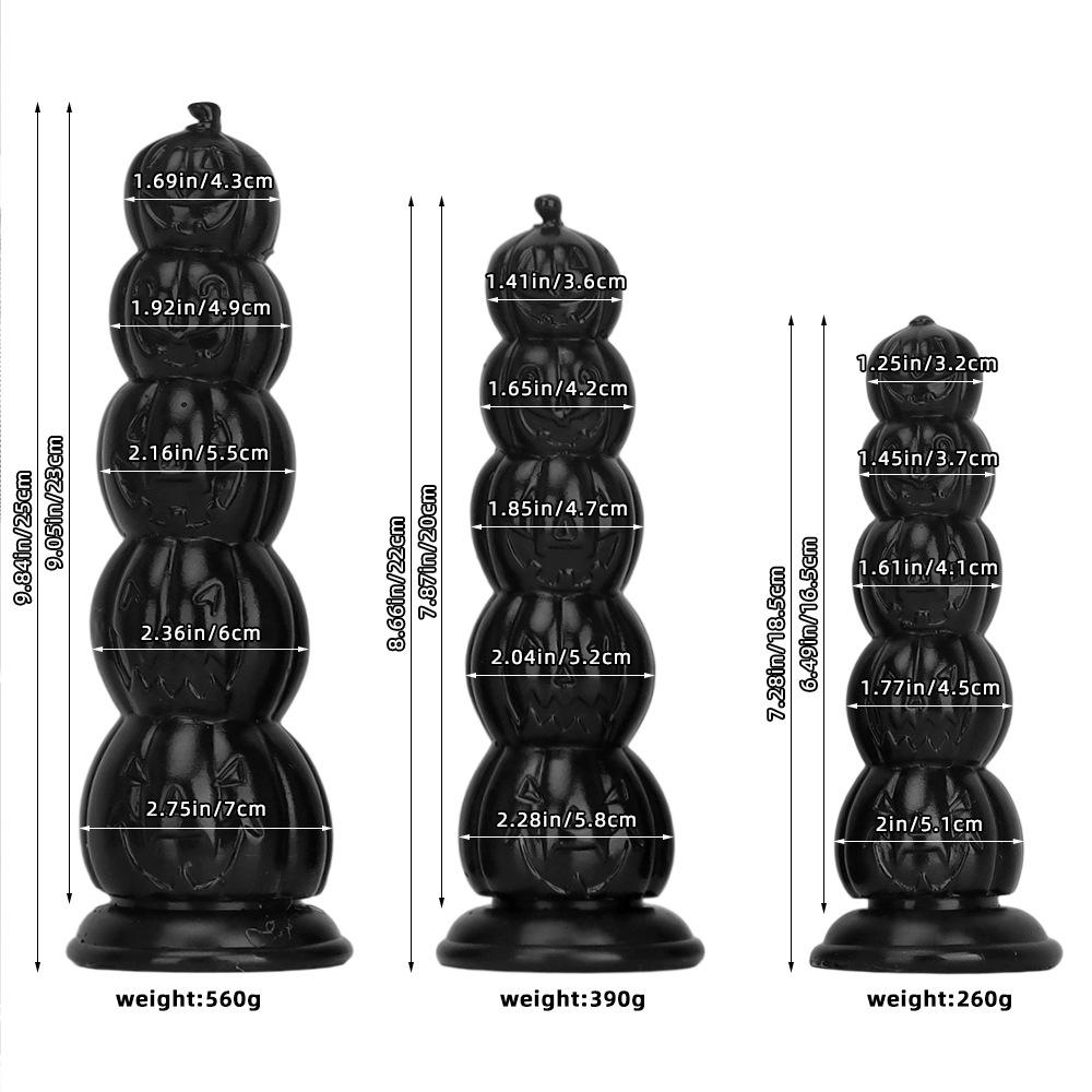 Velké dildo anální kolík s přísavkou, závitové anální kuličky, anální dildo, fisting, realistický penis