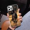 Animal Black Horse Phone Case For iPhone 17 Air 16 Pro Max 16E 15 + 14 Plus 11 12 13 Mini 7 8 SE Gift Print Cover Fundas 16 Pro
