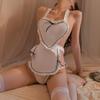 Legrační spodní prádlo Sexy Love Služka Šaty Horká zástěra Služka Šaty Role Vášeň Uniforma Set