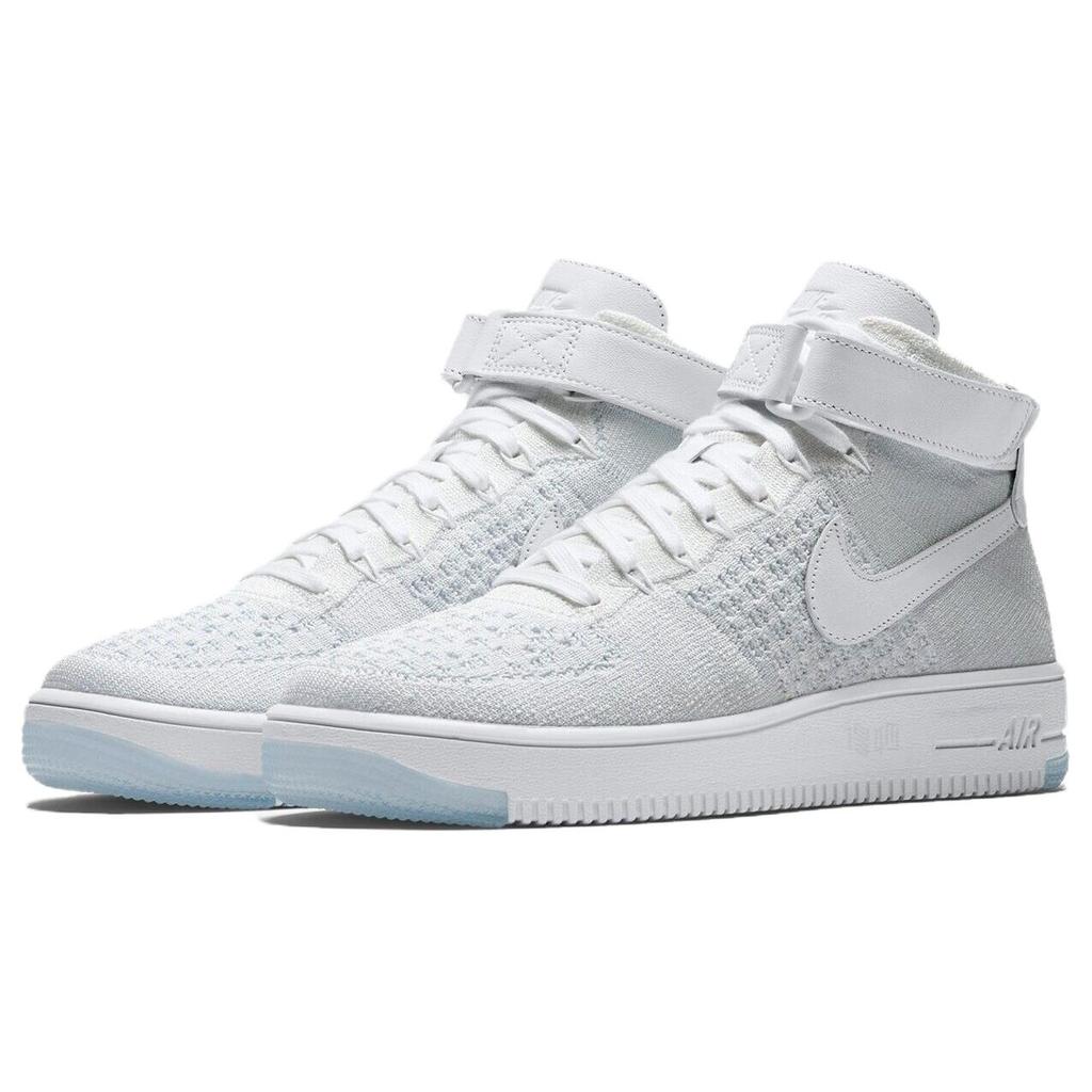 Nike Air Force 1 Flyknit Triple White Donna 818018-100