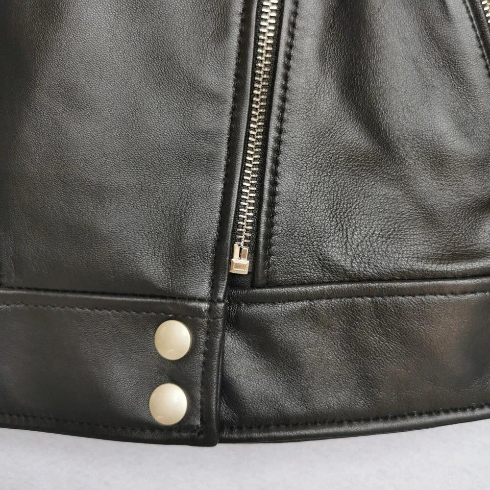 Maplesteed OVERSIZE Frauen Leder Jacke Lose 100% Weiche Schaffell Weibliche Natürliche Haut Mantel Frühling Herbst Plus Größe M486