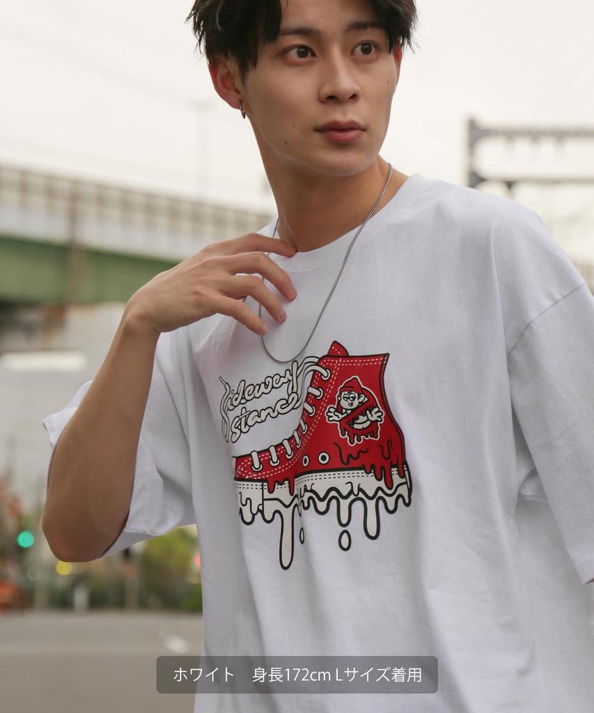 Casual Sneaker Short Sleeve White [IMPROVES] [SIDEWAYSTANCE] T-Shirt, Men's,