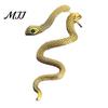 Vintage Style Animal Earrings 1 Pair Gothic Snake Earrings, Retro Punk Front Back Ear Accessories Stud Serpent Halloween Statement Jewelry for