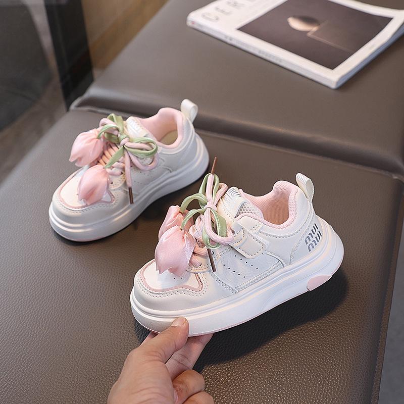 Wasserdichte Leder-Sneaker für Kinder - Tulpe Frühling/Herbst 2025 Kollektion